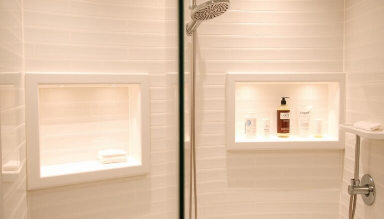 Best Tile Shower Shelf Ideas