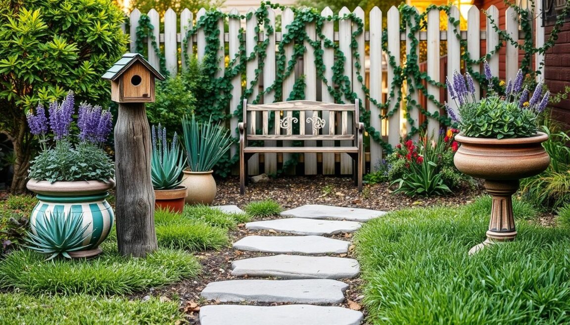 Budget-friendly yard decor