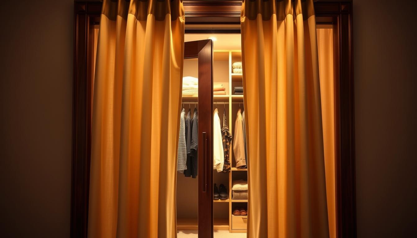 Curtain Closet Door Ideas