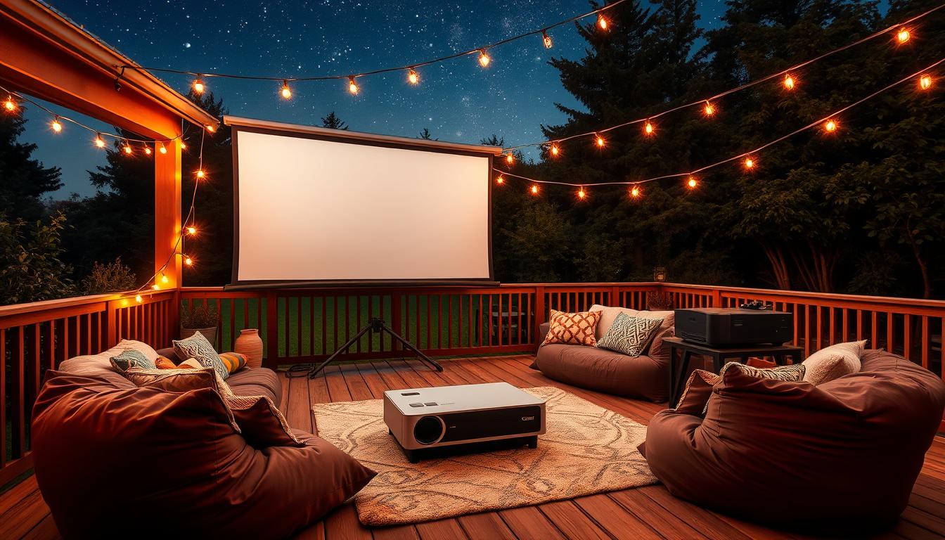 How To Set Up A Backyard Movie Night On A Budget