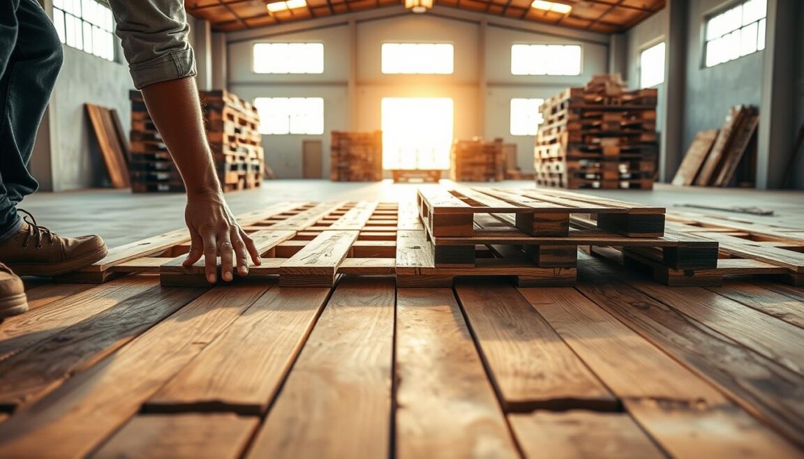 Pallet Flooring Installation