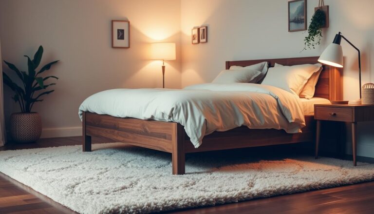 Rug Under Queen Bed
