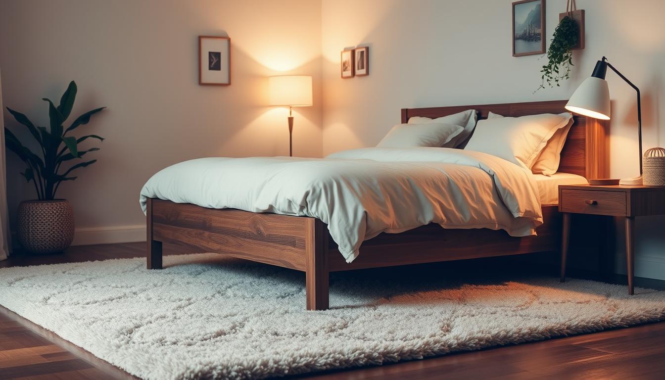 Rug Under Queen Bed
