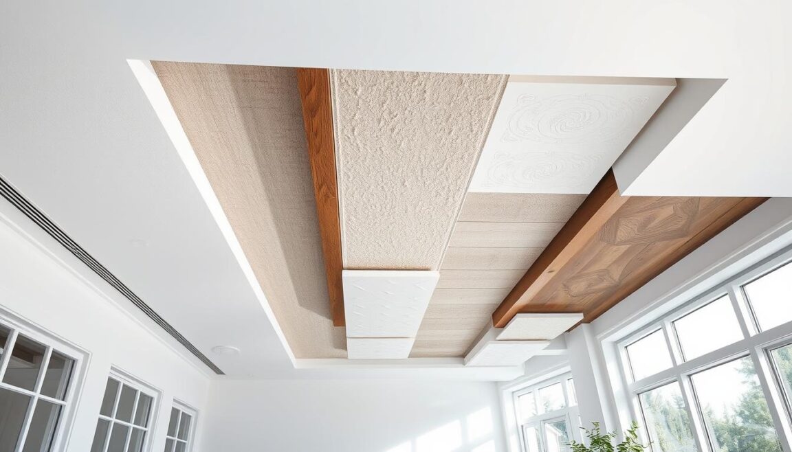Selecting ceiling texture