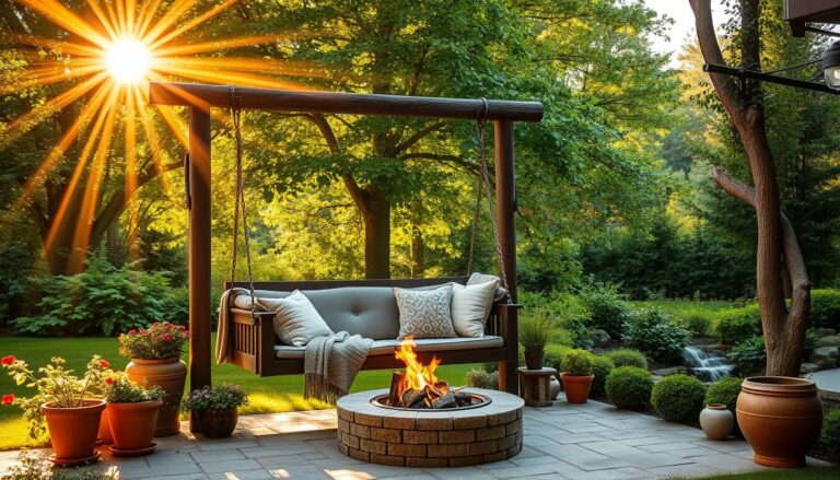 Fire Pit Swing