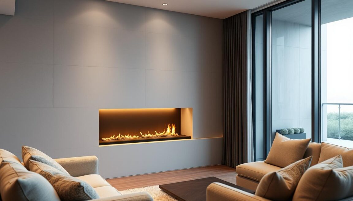 contemporary minimalist corner fireplace designs