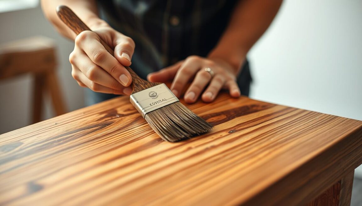 wood stain application techniques