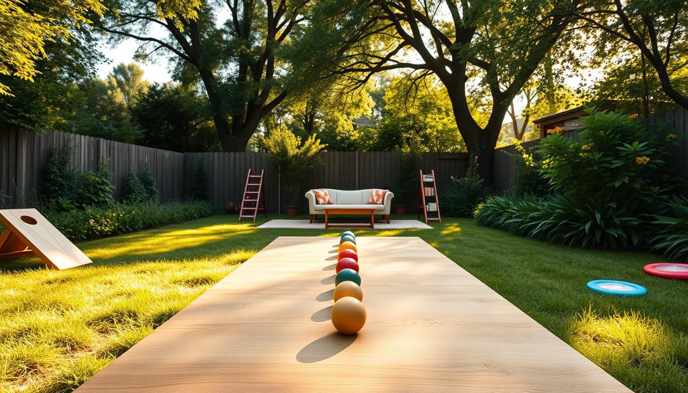 DIY Bocce Ball Court
