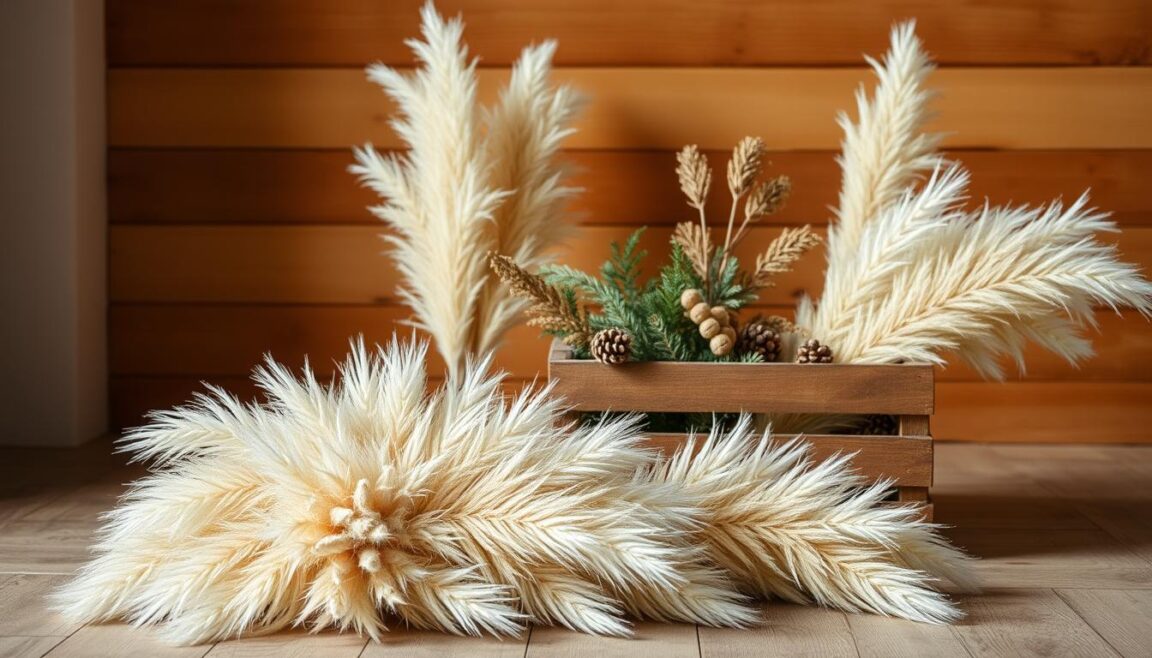 Pampas Grass Christmas Tree Materials